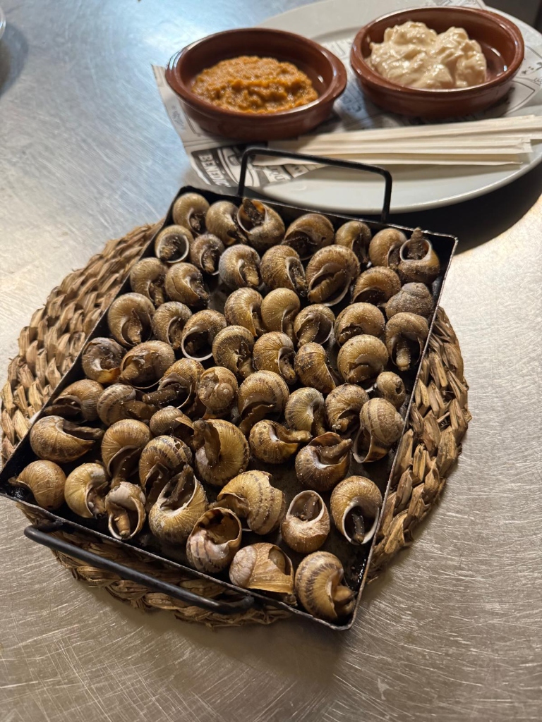 Caracoles a la llauna